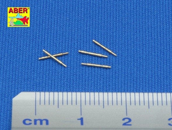 Aber 72L-33 Set of 5 Barrels for German Tank MG 34 machine guns 1/72 – image 2