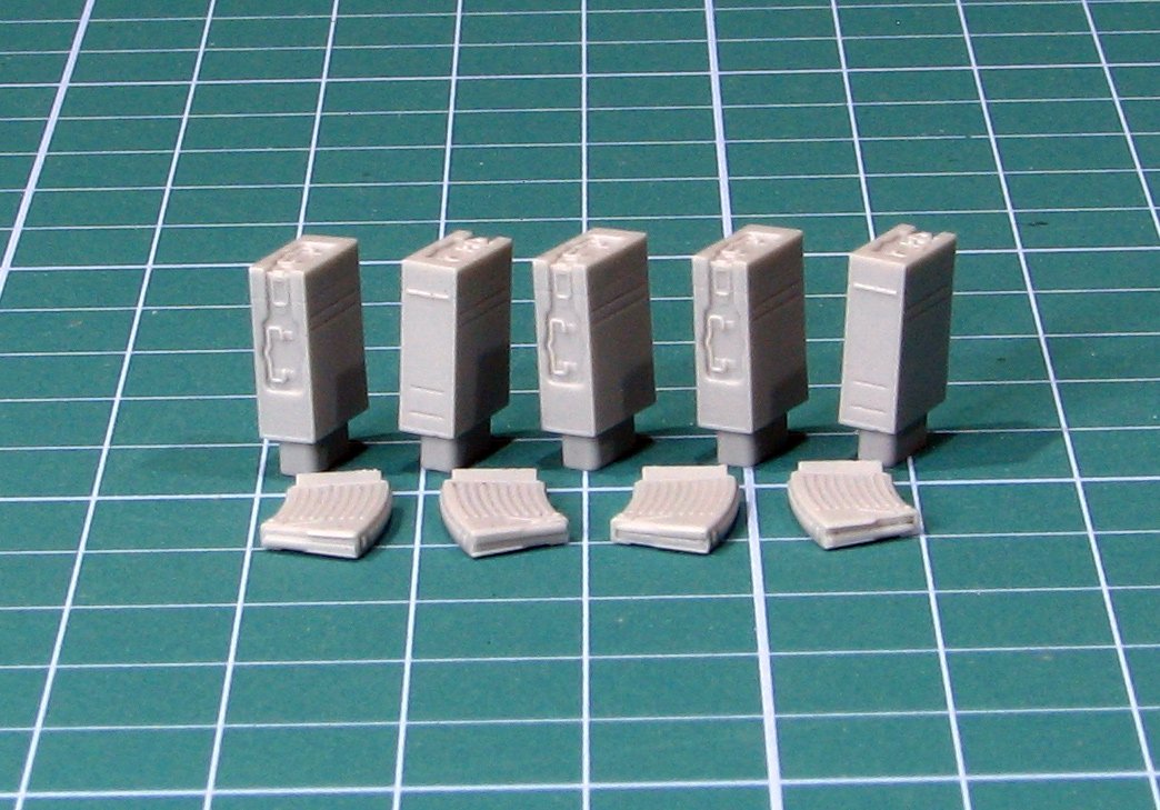 EUREKA XXL E-043 2 cm FlaK38 ammo boxes and magazines 1/35 – zdjęcie 6
