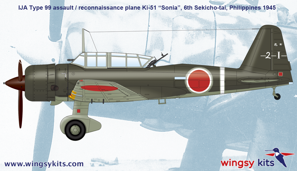 Wingsy Kits D5-05 IJA Type 99 assault/recon. plane Ki-51 “Sonia” 1/48 – zdjęcie 19