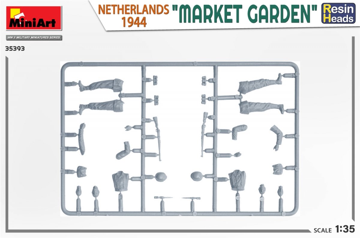 MiniArt 35393 MARKET GARDEN NETHERLANDS 1944. RESIN HEADS 1/35 – image 5