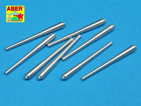 Aber 350L-30 Set of 8 pcs 381mm (15in) L42 Mk.I long barrels for Hood, Repulse, Queen Elisabeth, Vanguard 1/350