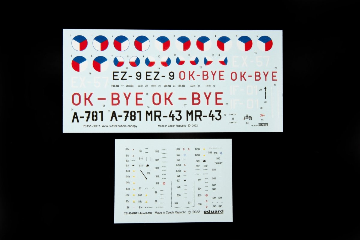 Eduard 70151 Avia S-199 bubble canopy 1/72 – Bild 6
