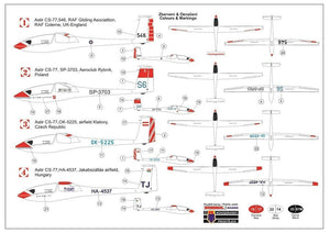 Kovozavody Prostejov KPM0131 Glob Astir CS-77 1/72 – zdjęcie 2