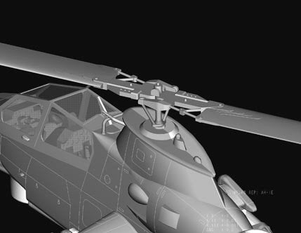 Hobby Boss 87224 AH-1F Cobra Attack Helicopter 1/72 – zdjęcie 11
