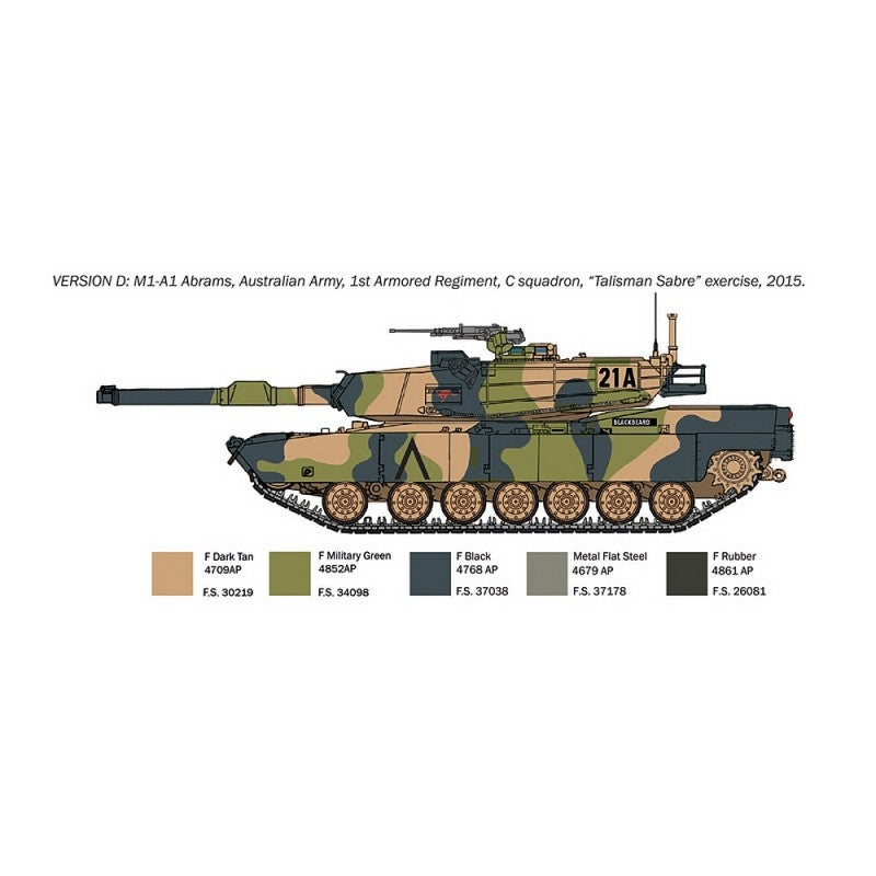 Italeri 35108 M1A1 Abrams - WAR THUNDER 1/35 – zdjęcie 6