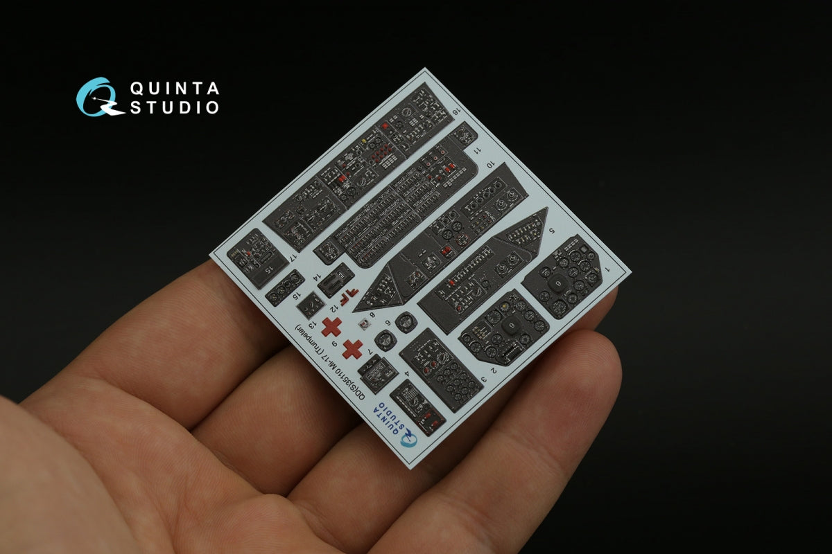 Quinta Studio QD35110 Mi-17 3D-Printed coloured Interior on decal paper (Trumpeter) 1/35 – zdjęcie 7