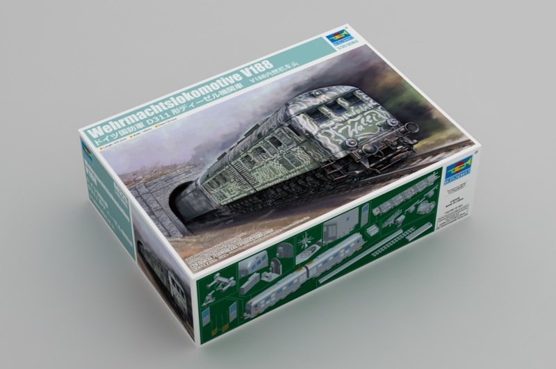 Trumpeter 00225 Wehrmachtslokomotive V188 1/35 – immagine 2