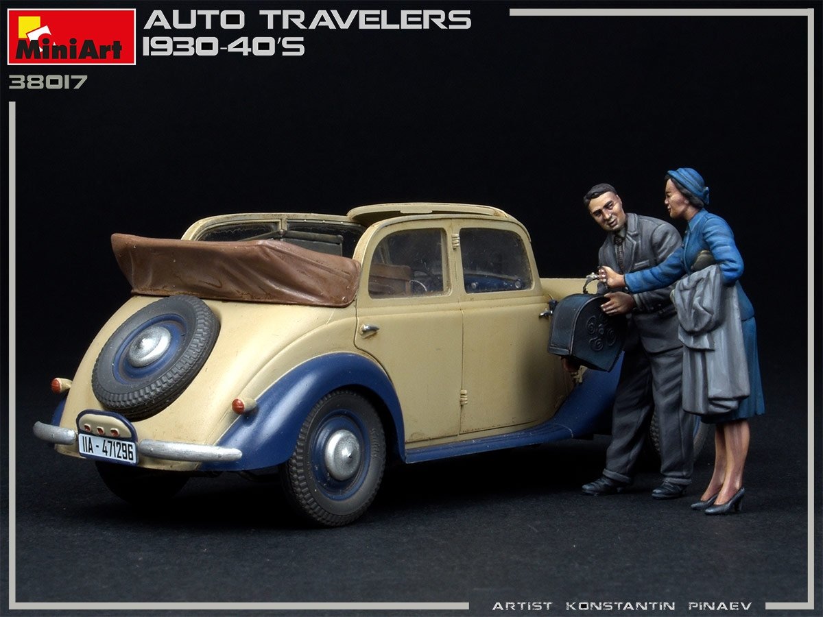MiniArt 38017 AUTO TRAVELERS 1930-40S 1/35 – zdjęcie 9