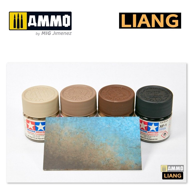 Liang 0001 Weathering Airbursh Stencils – zdjęcie 7