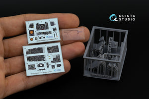 Quinta Studio QDS+48489 F-4J Phantom II 3D-Printed &amp;amp; coloured Interior on decal paper (Academy) (Small version) (with 3D-printed resin parts) 1/48 – zdjęcie 2