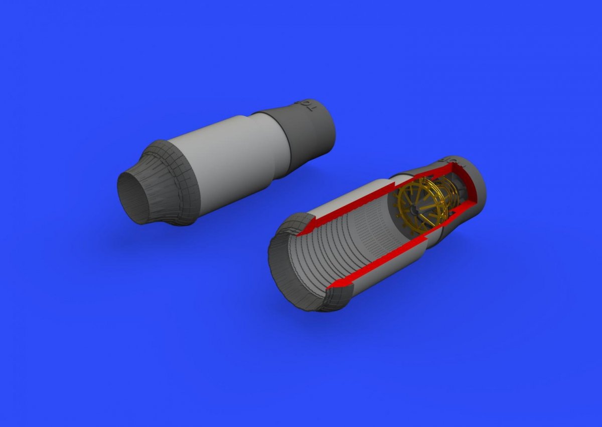 Eduard 648311 F-14A exhaust nozzles TAMIYA 1/48 – zdjęcie 3