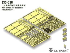 Maquette ET E35-028 JSU-152 soviétique de base de la Seconde Guerre mondiale (pour TAMIYA 35303) (1/35)