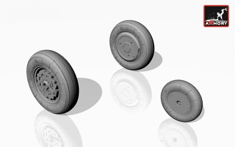 Armory Models AW72007 Sukhoj Su-7B early type wheels 1/72
