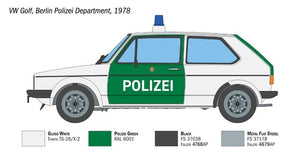 Italeri 3666 VW Golf Polizei 1/24 – zdjęcie 4