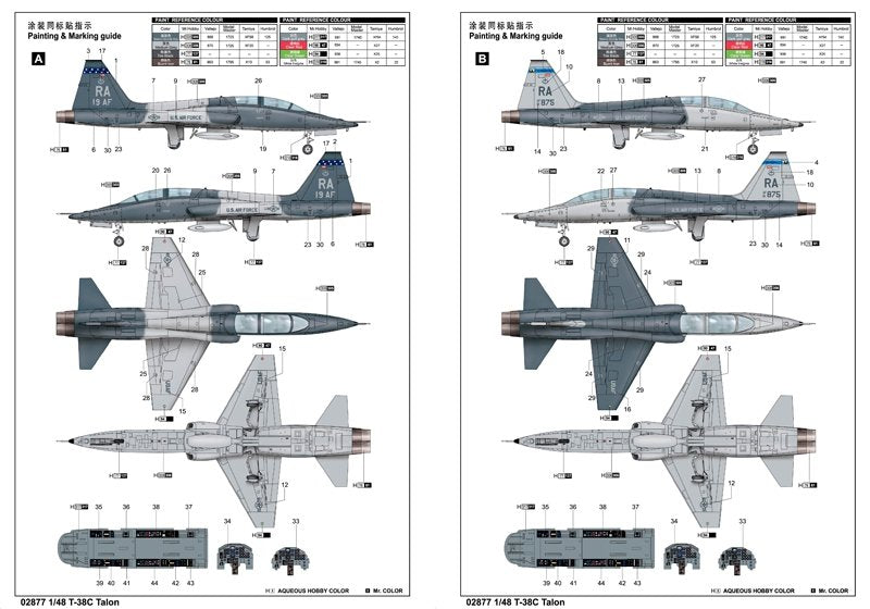 Trumpeter 02877 T-38C Talon – immagine 4