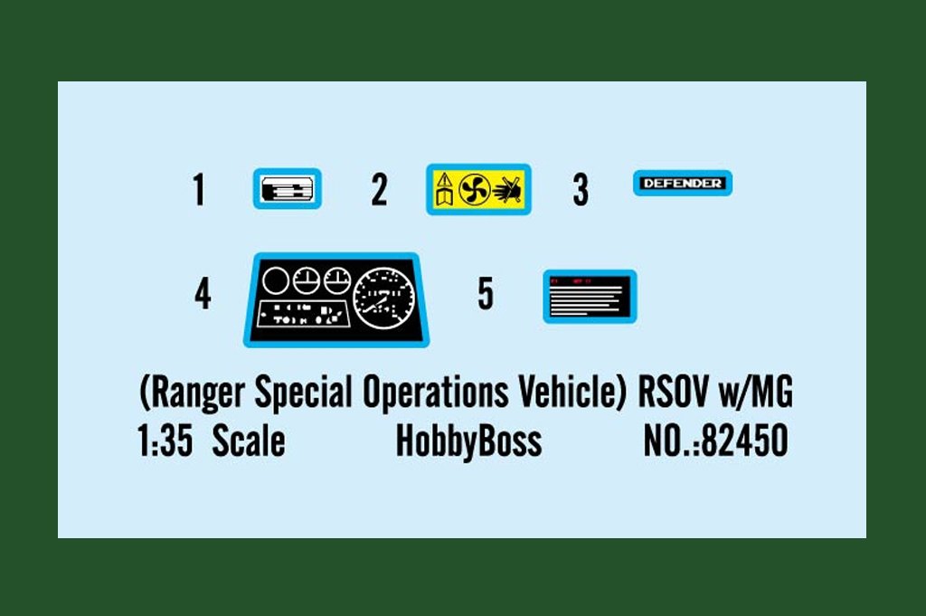 Hobby Boss 82450 RSOV with MG 1/35 – zdjęcie 4