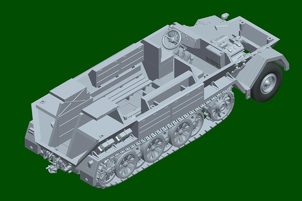 Trumpeter 07404 Sd.Kfz.8 Gepanzerter Zugkraftwagen 12t 1/72 – zdjęcie 13