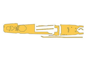 Hasegawa QG70 (72170) Linoleum Masking Sheet fo Yugumo Class 1/700 – zdjęcie 2