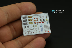 Quinta Studio QD35082 1937 Opel Olympia 3D-Printed &amp;amp; coloured Interior on decal paper (Bronco) 1/35 – zdjęcie 3