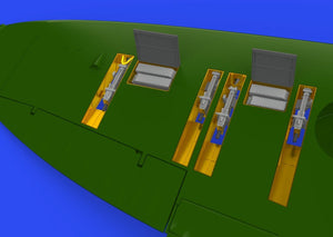 Eduard 648610 Spitfire Mk. IIa gun bays for Eduard 1/48 – zdjęcie 2