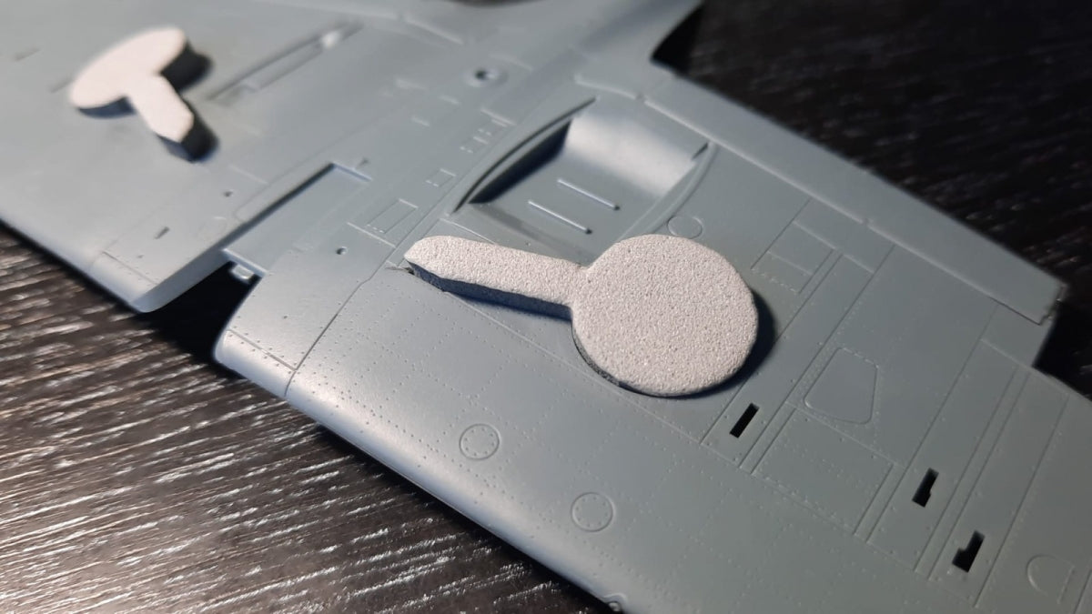 Omask 74804 Spitfire Mk I / Mk II wheel bay plugs (for Eduard) 1/48 – zdjęcie 3
