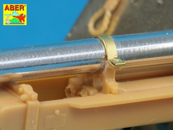 Aber 35L-113 Barrel for British 17pdr Anti-Tank Gun Mk.I with ball-shaped muzzle brake 1/35 – image 7