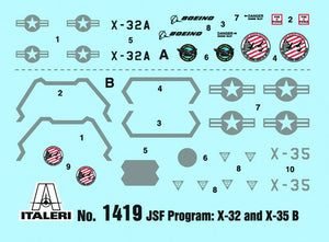 Italeri 1419 JSF Program X-32A and X-35B 1/72 – image 3
