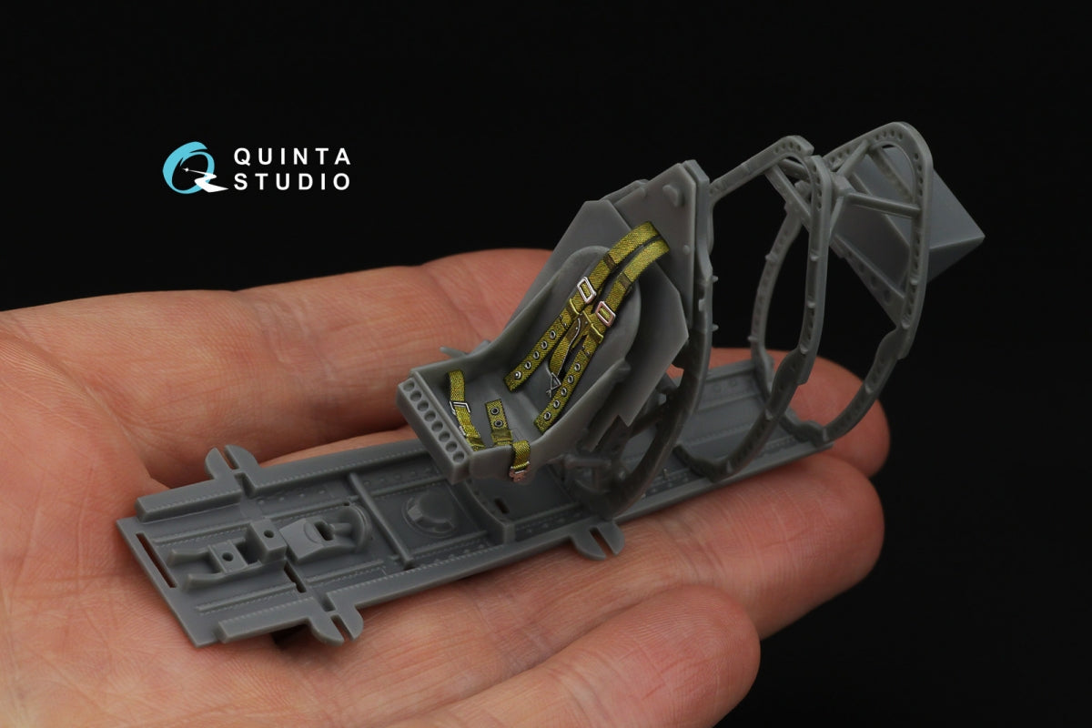 Quinta Studio QR+32046 British Fighter Seatbelts, mid WWII (with metal buckles) (All kits) 1/32 – zdjęcie 9