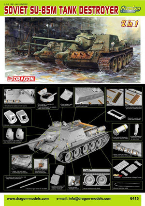 Dragon 6415 Soviet SU-85M Tank Destroyer 1/35 – zdjęcie 2