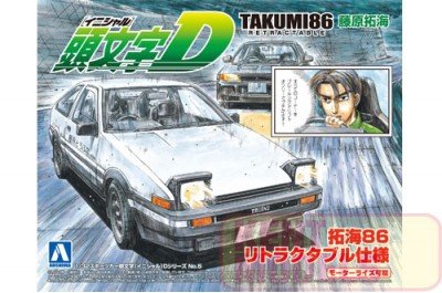 Aoshima 00900 Initial D Toyota Takumi 86 1/32