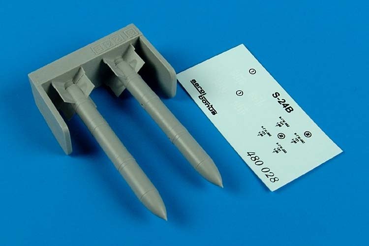 Aerobonus 480028 S-24-B Russian air-to-ground rockets 1/48