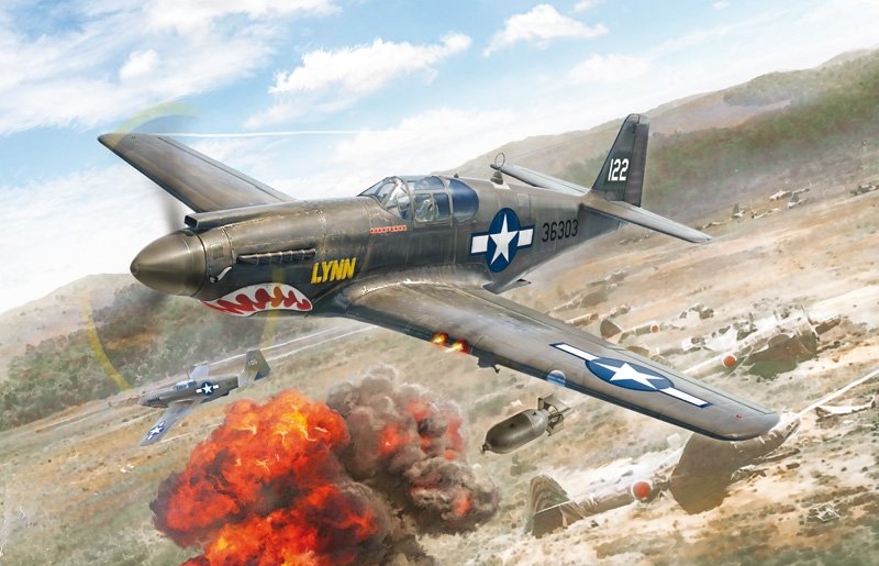 Italeri 1423 P-51A Mustang 1/72 – zdjęcie 2