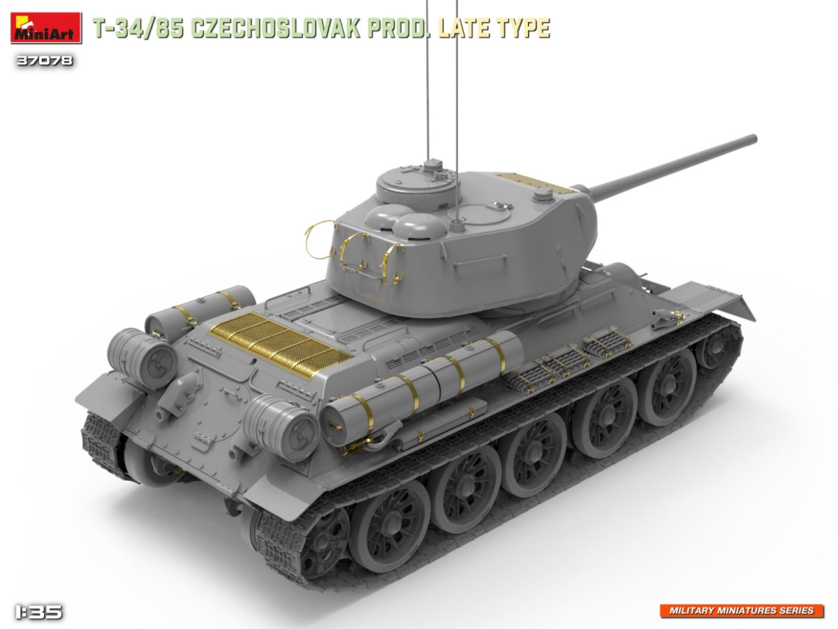MiniArt 37078 T-34/85 Czechoslovak Prod. Late Type 1/35 – zdjęcie 5