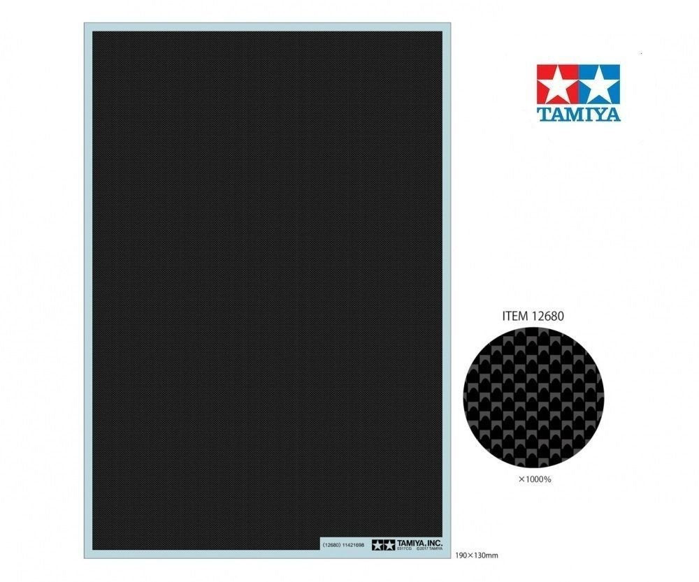 Tamiya 12680 Carbon Decals Extra Fine