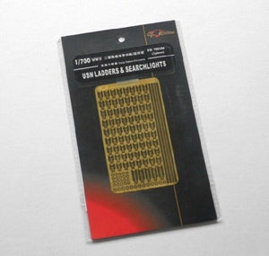 FlyHawk Model FH700106 WWII USN Ladders &amp;amp; Searchlights 1/700
