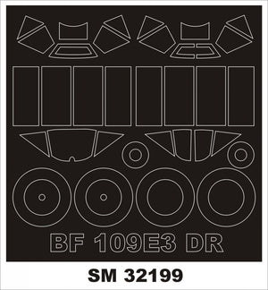 Montex SM32199 BF 109E-3 for HOBBY 2000 1/32