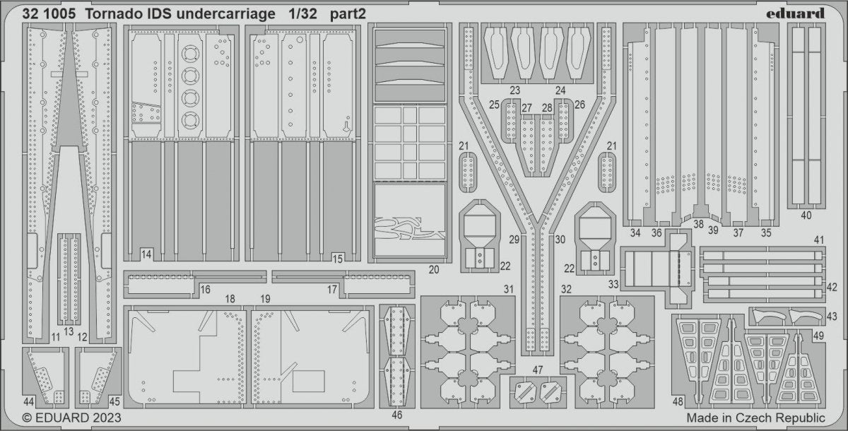 Eduard 321005 Tornado IDS undercarriage ITALERI 1/32 – imagen 2