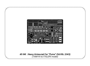Aber 48046 Puma (Sd.Kfz. 234/2) Tamiya/Italeri 1/48 – zdjęcie 5