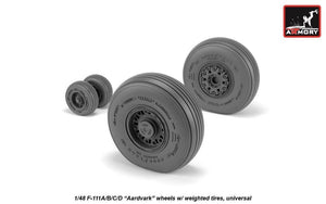 Armory Models AW48319 F-111A/B/C/D Aardvark wheels w/ weighted tyres 1/48 – zdjęcie 4