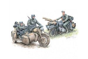Master Box 3548F Kradschutzen: German Motorcycle Troops on the Move 1/35 – zdjęcie 2