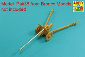 Aber 35L-166 Barrel for German 76.2mm Pak 36(r) Anti-tank Gun Fit to BRONCO model 35056 1/35 – image 9