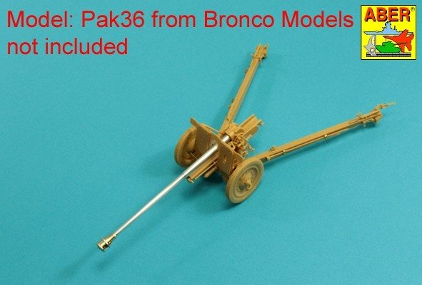 Aber 35L-166 Barrel for German 76.2mm Pak 36(r) Anti-tank Gun Fit to BRONCO model 35056 1/35 – image 9