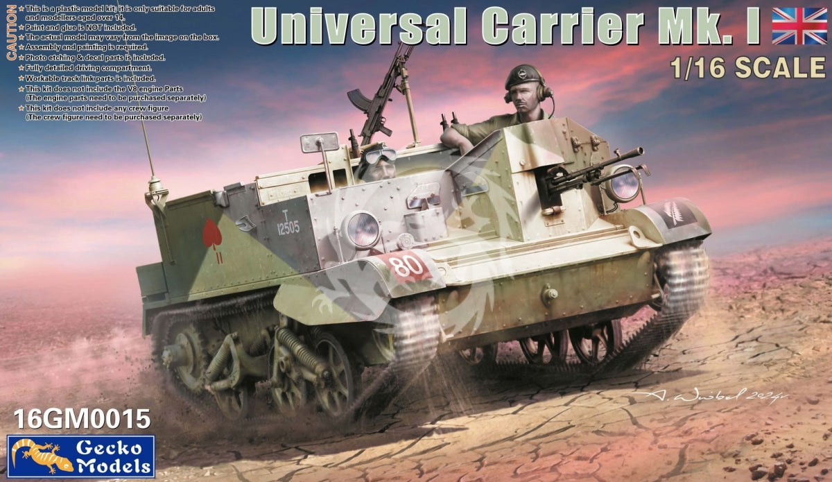 Gecko Models 16GM0015 Universal Carrier Mk.I Gecko Models 1/16