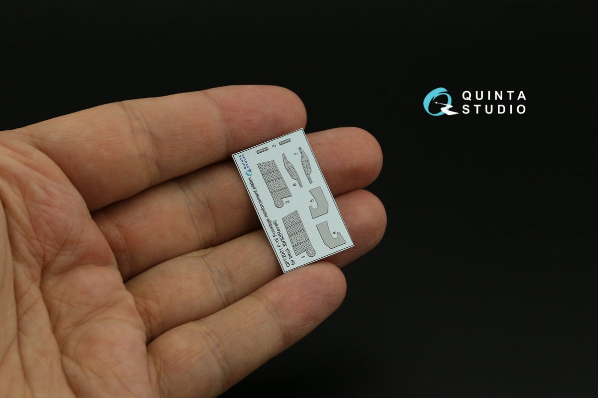 Quinta Studio QP72001 F-16 block 30/32 reinforcement plates (Revell) 1/72 – image 4