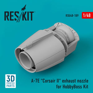 RESKIT RSU48-0189 A-7E &amp;quot;CORSAIR II&amp;quot; EXHAUST NOZZLE FOR HOBBYBOSS KIT (3D PRINTED) 1/48