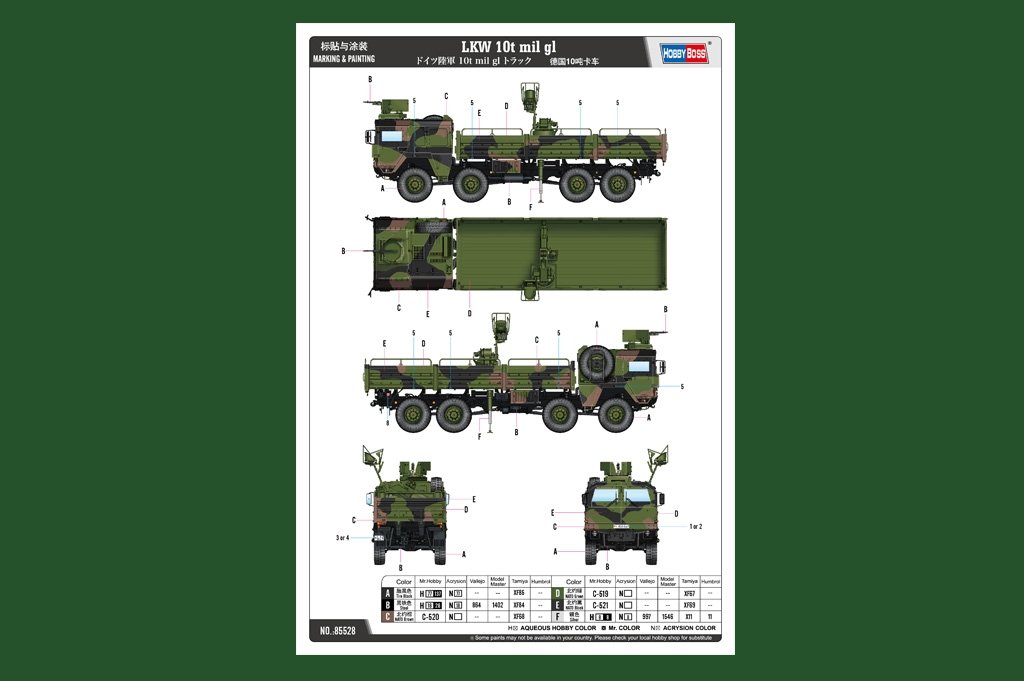 Hobby Boss 85528 ​​LKW 10t mil gl 1/35 – image 5