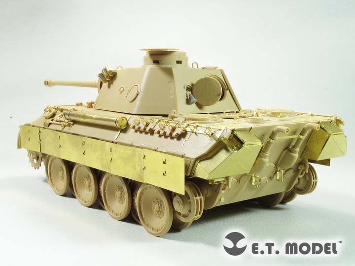 E.T. Model EA35-114 WWII German Panther D Fender &amp;amp; Side Skirts For TAMIYA Kit 1/35 – zdjęcie 2