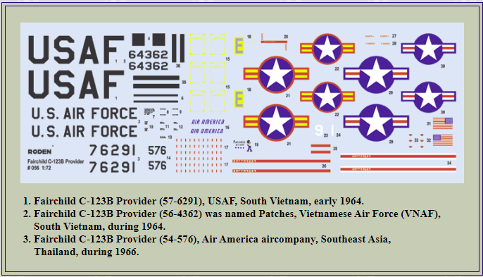 Roden 056 Fairchild C-123B Provider 1/72 – zdjęcie 2