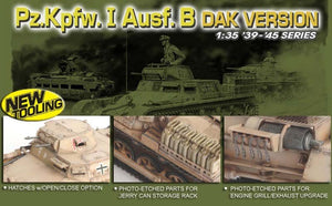 Dragon 6207 Pzkpfw. I Ausf. B, DAK Version 1/35 – zdjęcie 2