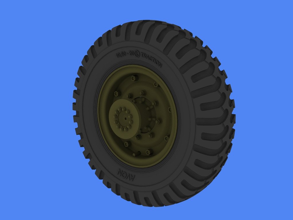 Panzer Art RE35-262 Bedford QLC road wheels (AVON) 1/35 – zdjęcie 2